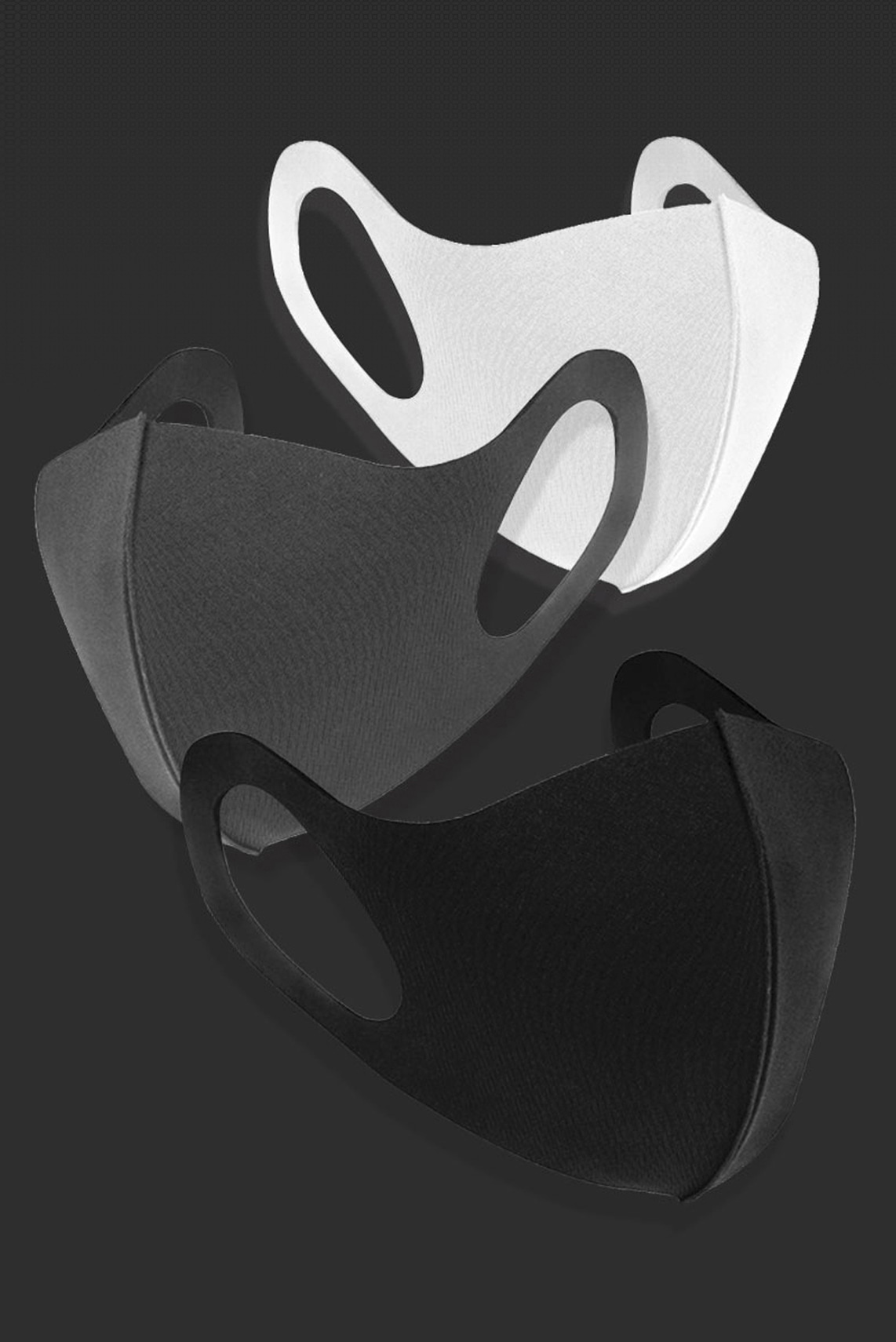 에센셜 기능성 3D 패션 마스크 (SEK품질인증마크 / 블랙)