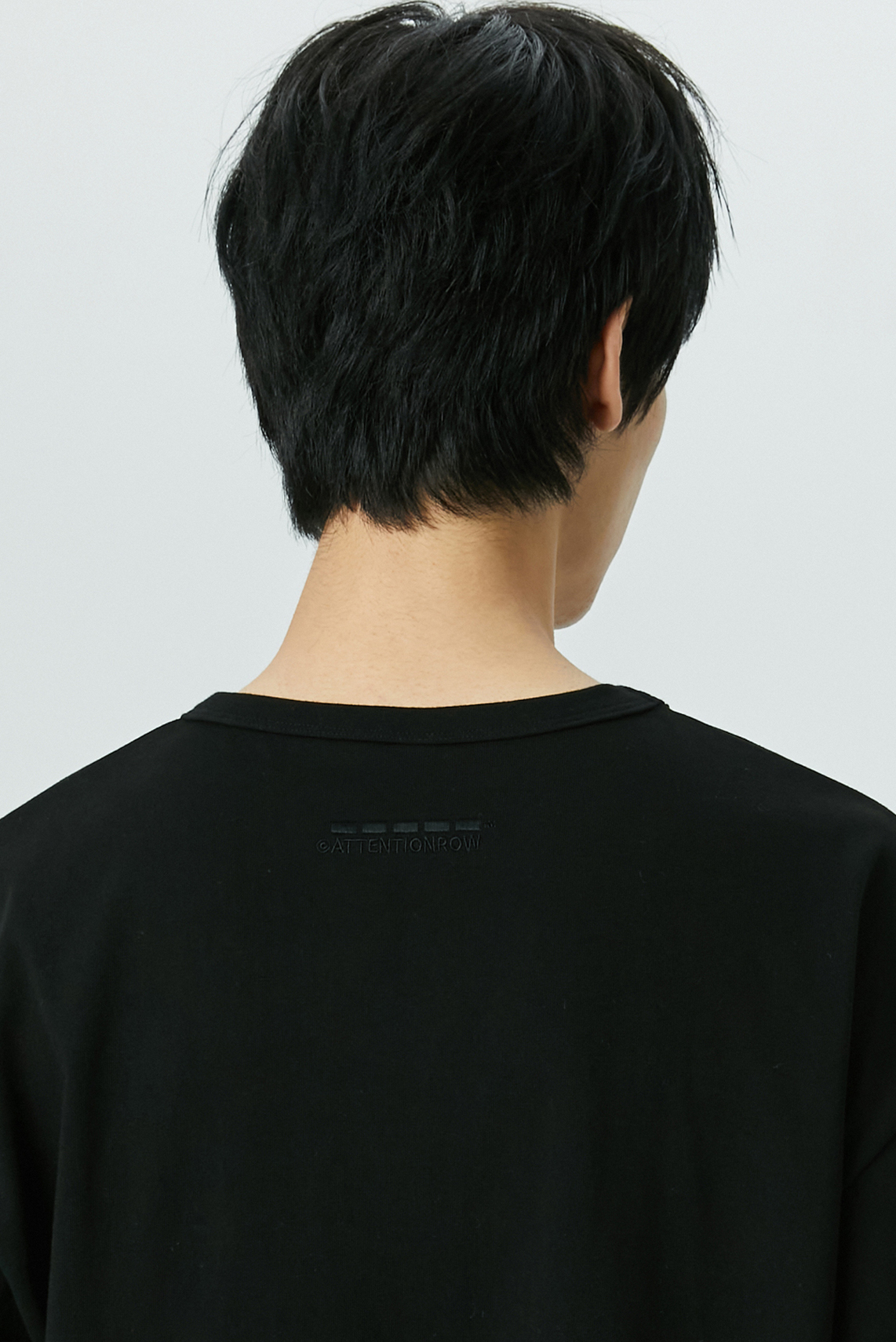 Edition1. 바이브레이션 유니버스 프린트 오버핏 반팔 티셔츠 (블랙)
